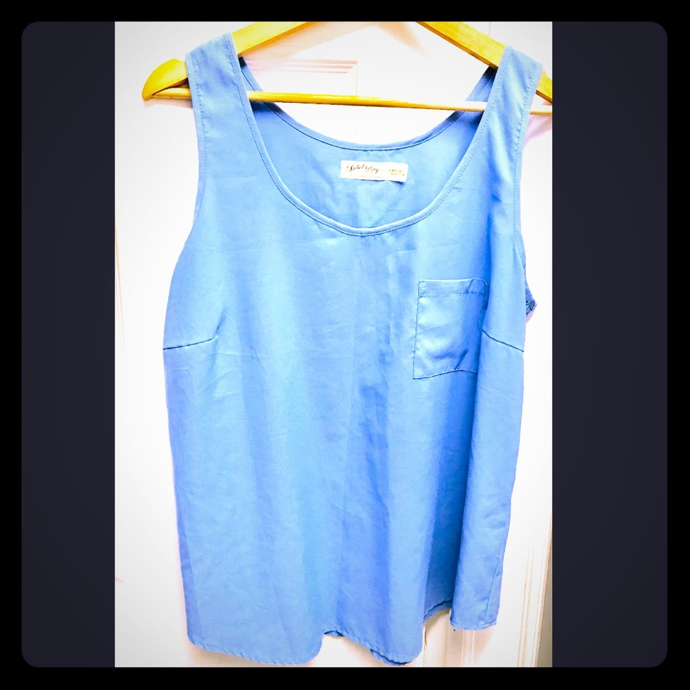 Light blue tank top